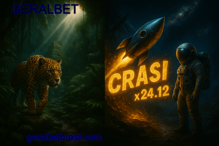 Viva o Crash da GERALBET e ganhe com emoção!